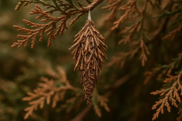 Evergreen Bagworm: Identify Them and Save Your Evergreens