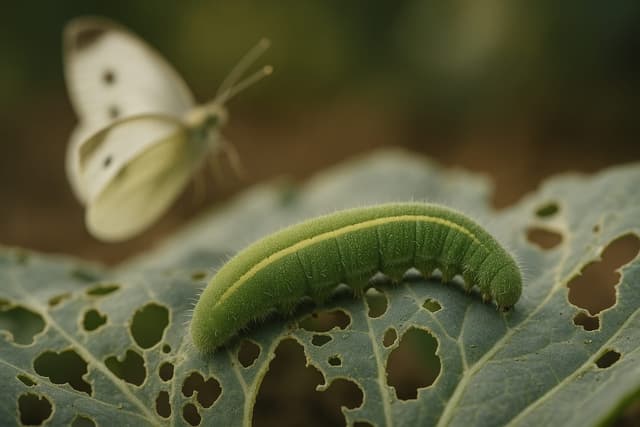 Cabbage Worm vs Cabbage Looper vs Diamondback Moth: 3-Way ID + Organic Treatment