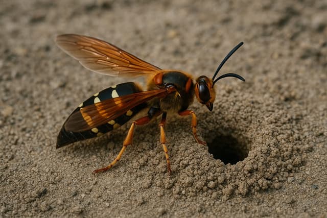 Cicada Killer Wasp: Not a Murder Hornet (ID Guide + Yard Management)
