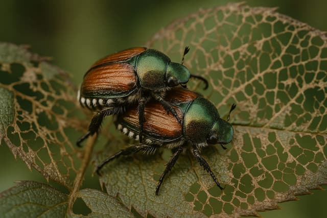 Japanese Beetles: Why Traps Backfire & a Week-by-Week Control Calendar
