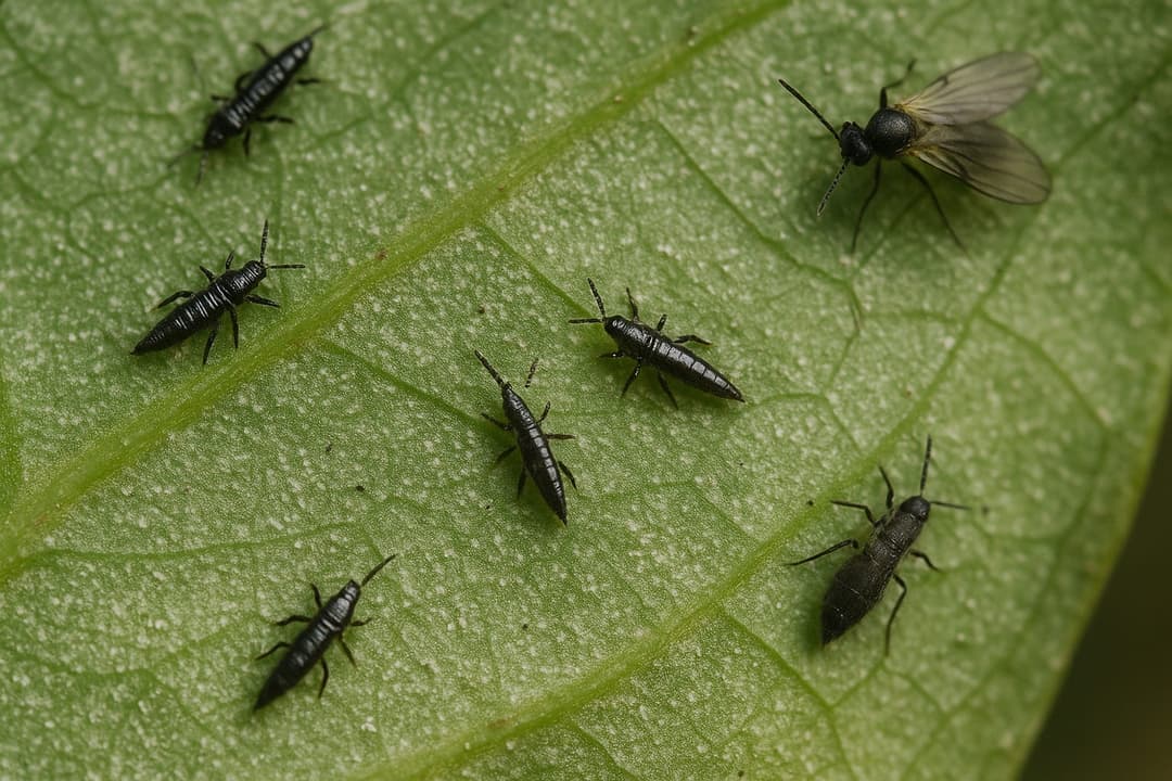 Tiny Black Bugs on Plants: Identify & Get Rid of Gnats, Thrips & More