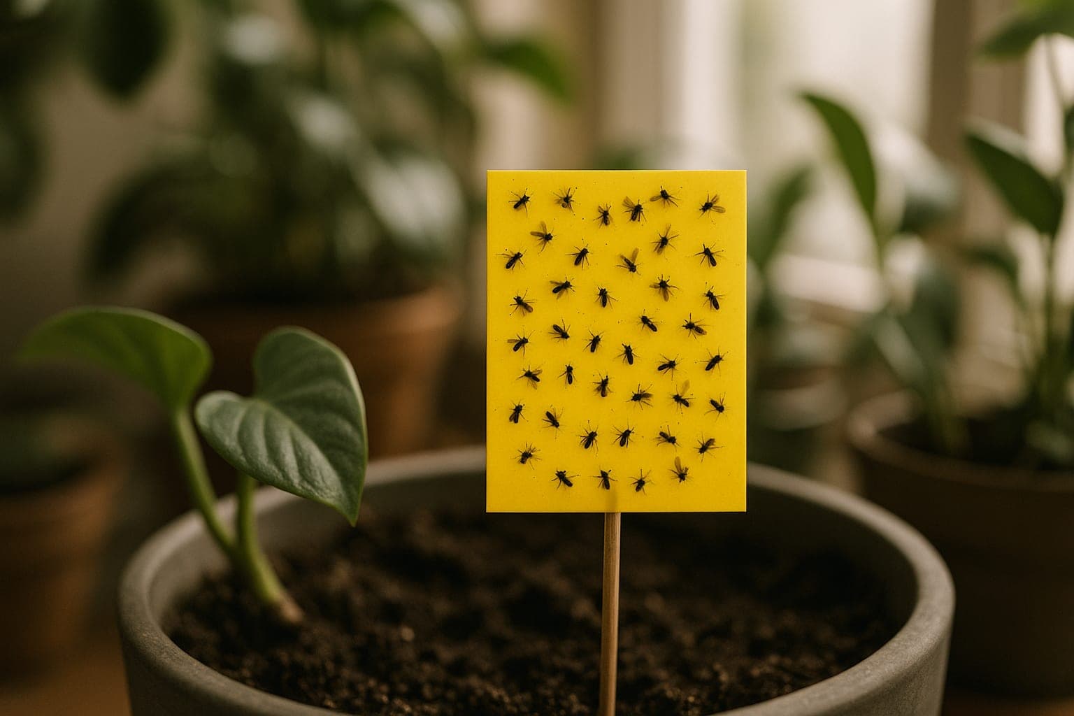 Sticky Traps for Gnats: Best Yellow Traps, Correct Placement & Why Horizontal Beats Vertical
